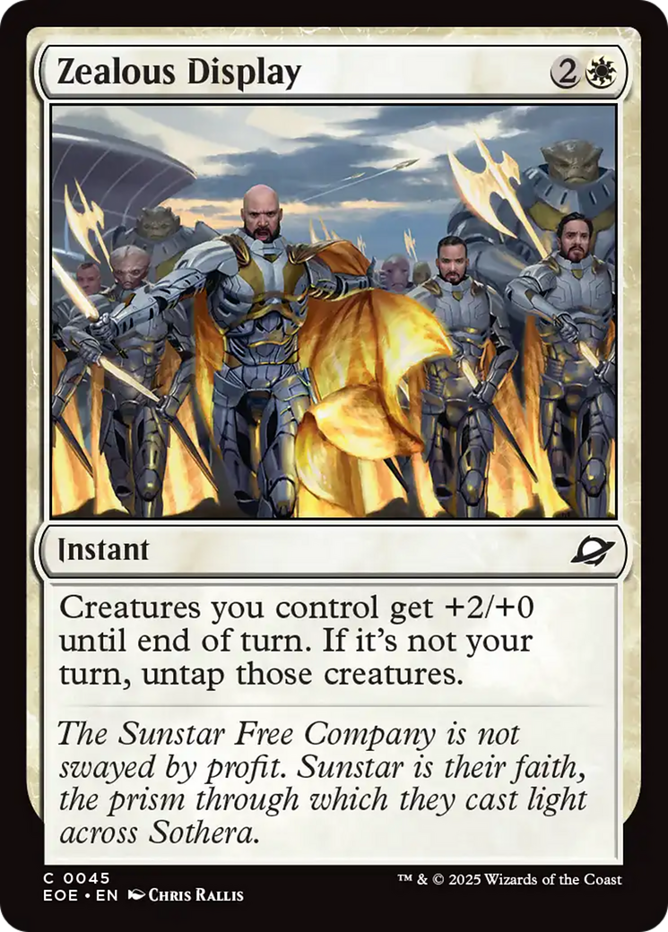Zealous Display [Edge of Eternities] | Total Play