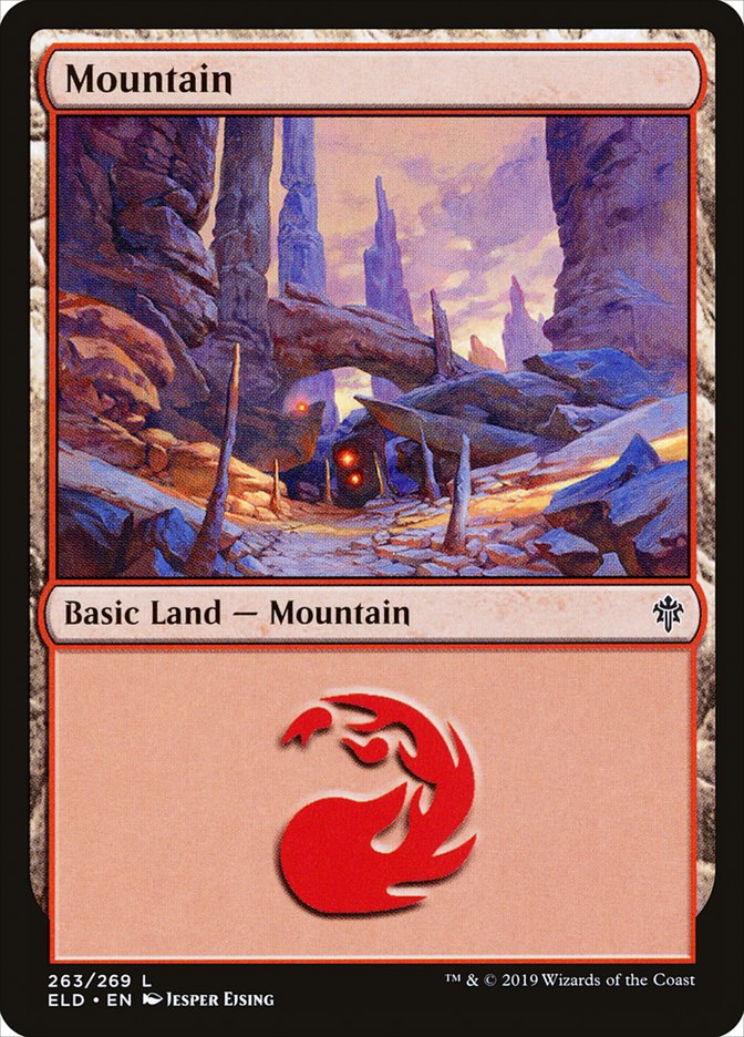 Mountain (263) [Throne of Eldraine] | Total Play