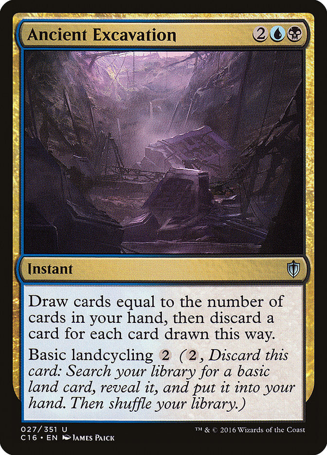 Ancient Excavation [Commander 2016] | Total Play