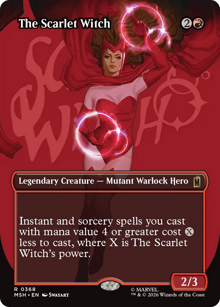 The Scarlet Witch (Borderless) [Marvel Super Heroes] | Total Play