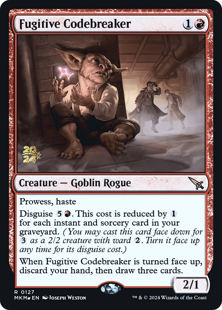 Fugitive Codebreaker [Murders at Karlov Manor Prerelease Promos] | Total Play