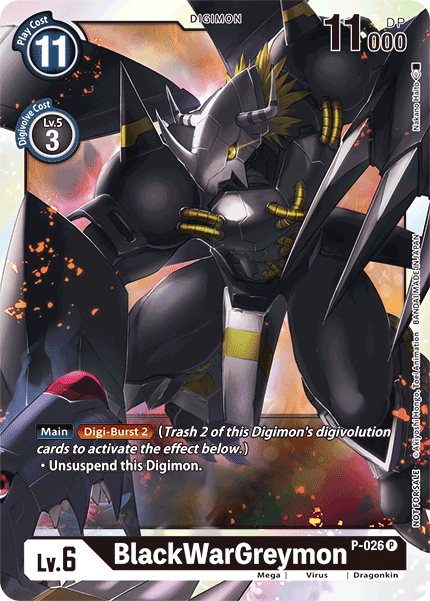 BlackWarGreymon [P-026] [Promotional Cards] | Total Play