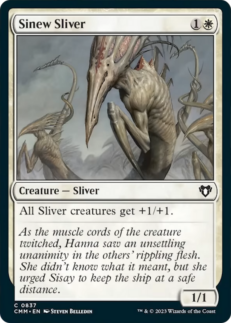 Sinew Sliver [Commander Masters] | Total Play