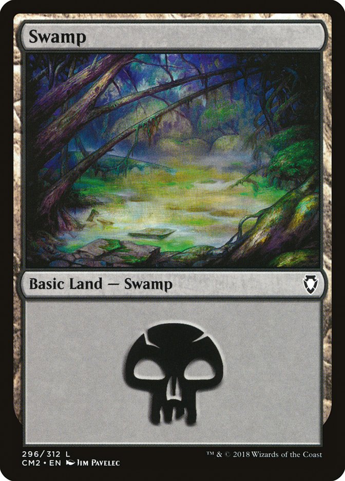 Swamp (296) [Commander Anthology Volume II] | Total Play