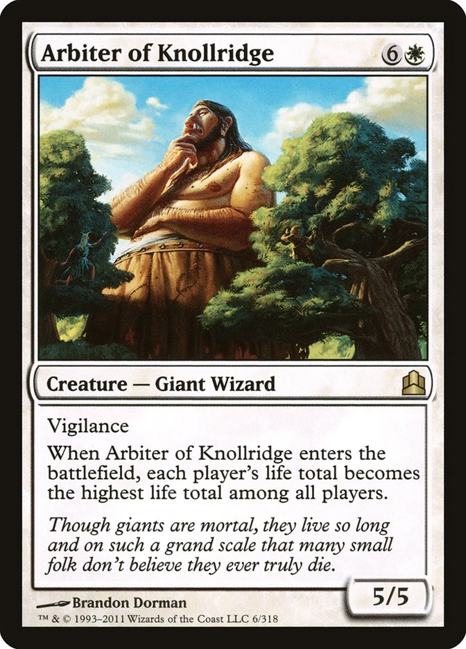 Arbiter of Knollridge [Commander 2011] | Total Play