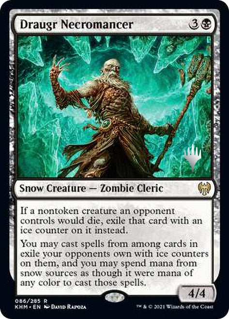 Draugr Necromancer (Promo Pack) [Kaldheim Promos] | Total Play