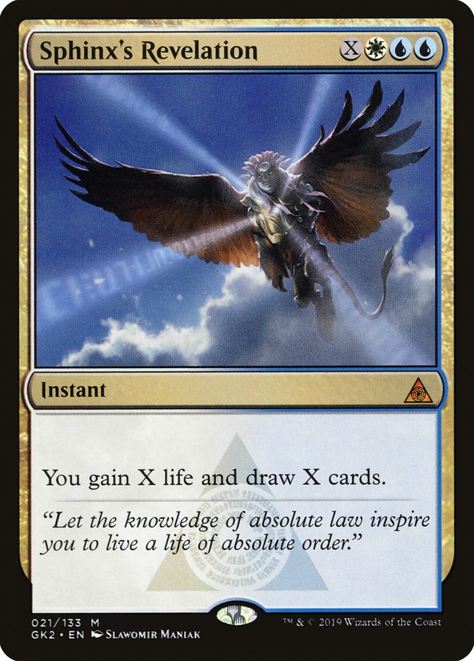 Sphinx's Revelation [Ravnica Allegiance Guild Kit] | Total Play