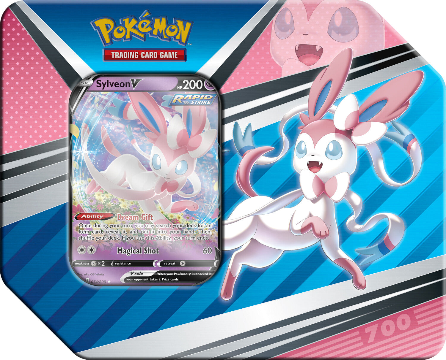 V Heroes Tin (Sylveon V) | Total Play