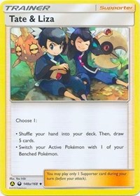 Tate & Liza (148a/168) (Alternate Art Promo) (Battle Arena Deck Exclusive) [Sun & Moon: Celestial Storm] | Total Play