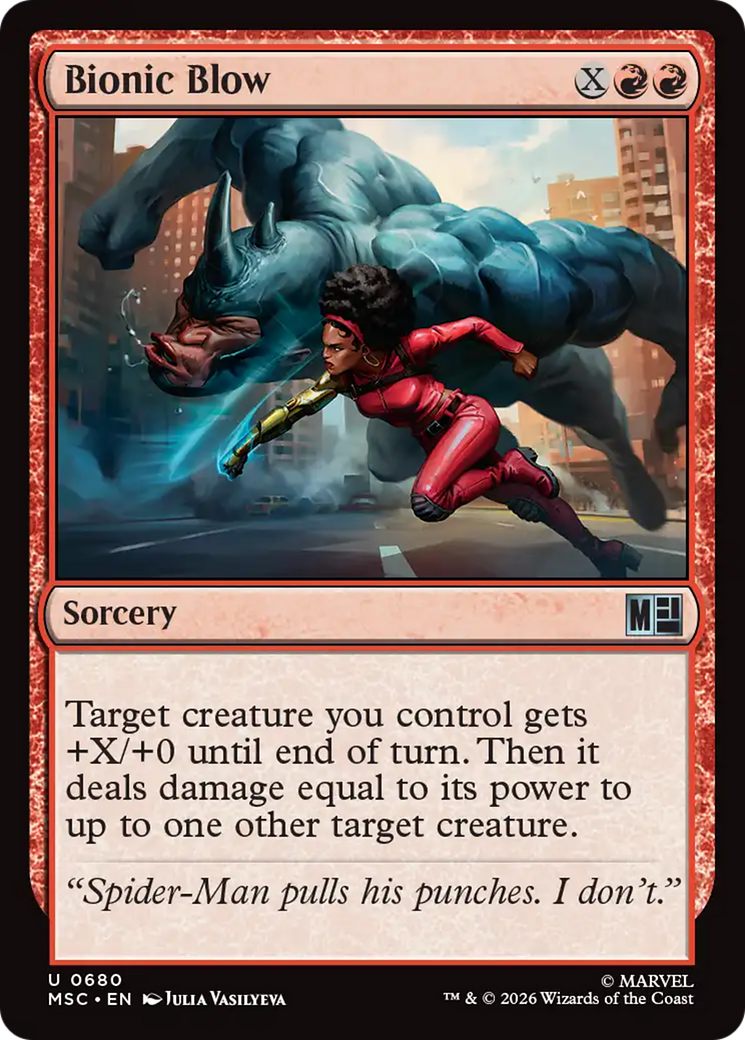 Bionic Blow [Marvel Super Heroes Commander] | Total Play
