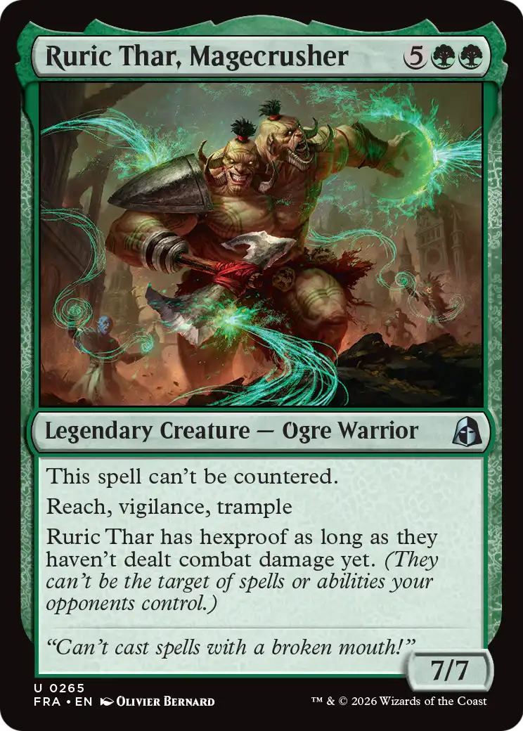 Ruric Thar, Magecrusher [Reality Fracture] | Total Play