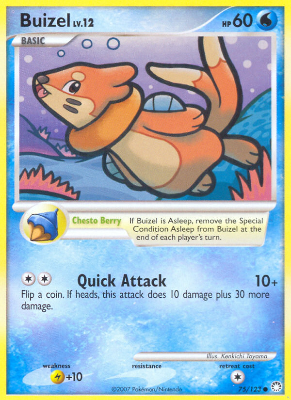 Buizel (75/123) [Diamond & Pearl: Mysterious Treasures] | Total Play