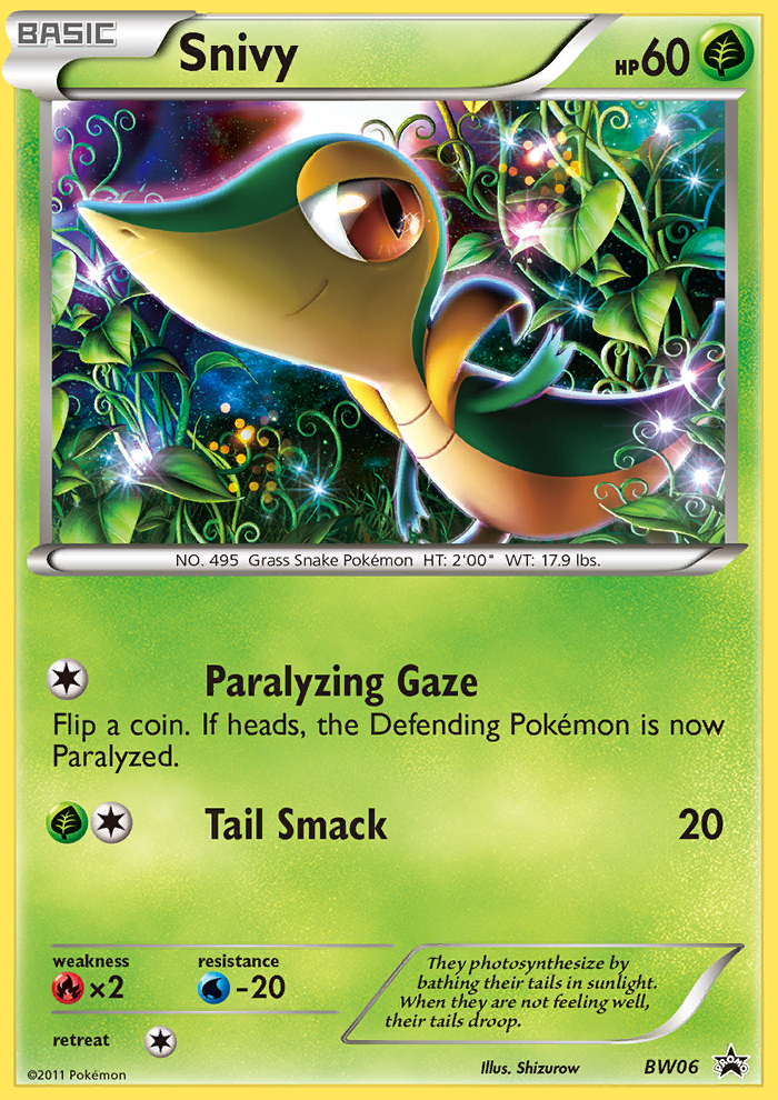 Snivy (BW06) [Black & White: Black Star Promos] | Total Play