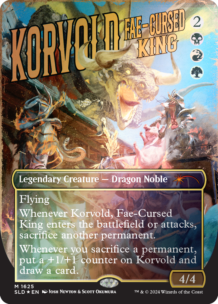 Korvold, Fae-Cursed King (Rainbow Foil) [Secret Lair Drop Series] | Total Play