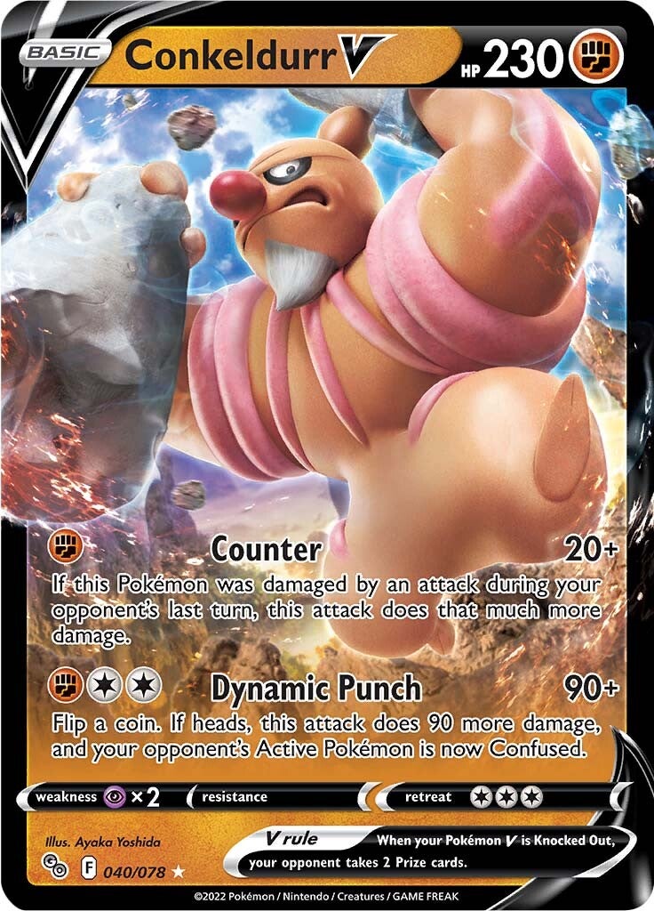Conkeldurr V (040/078) [Pokémon GO] | Total Play