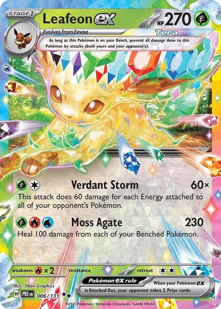 Leafeon ex (006/131) [Scarlet & Violet: Prismatic Evolutions] | Total Play