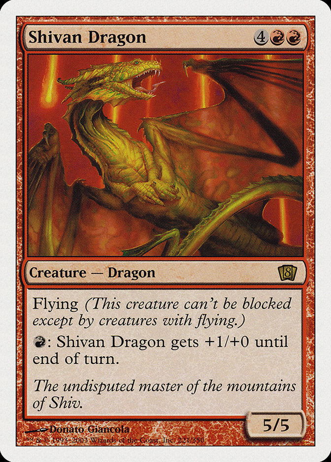 Shivan Dragon [Eighth Edition] | Total Play