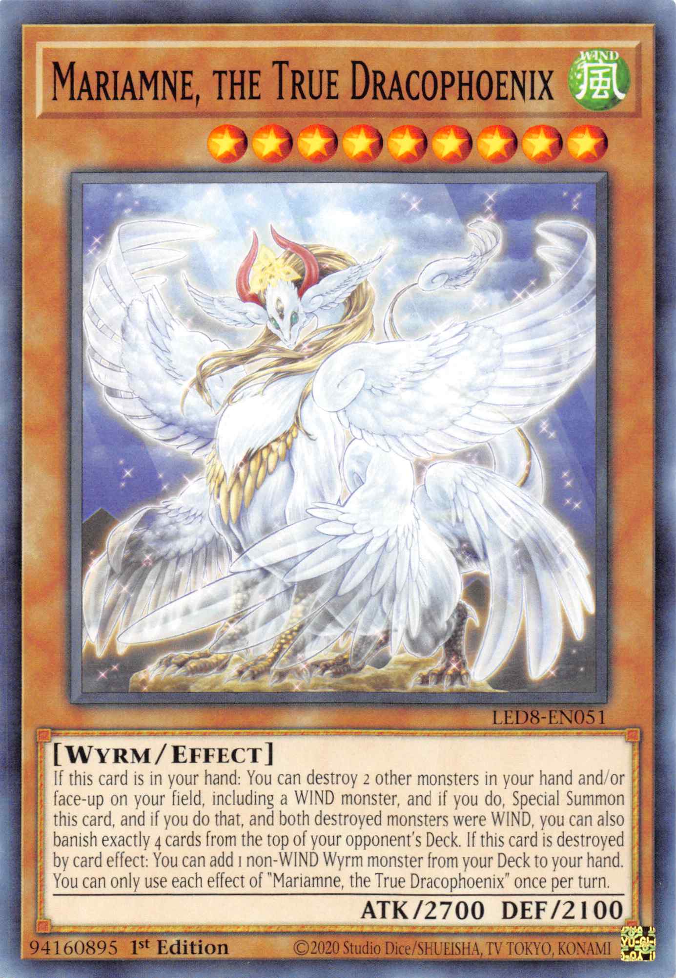 Mariamne, the True Dracophoenix [LED8-EN051] Common | Total Play