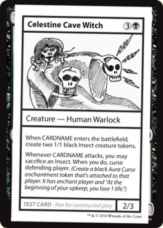 Celestine Cave Witch (2021 Edition) [Mystery Booster Playtest Cards] | Total Play