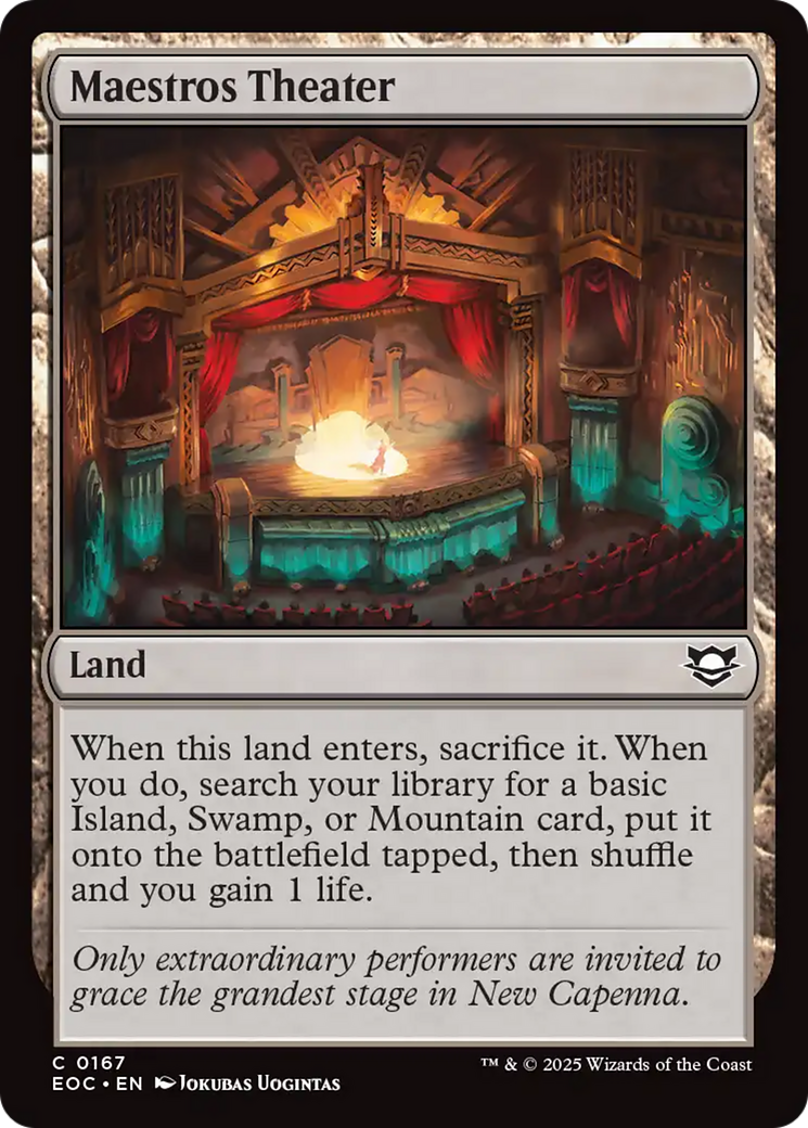 Maestros Theater [Edge of Eternities Commander] | Total Play