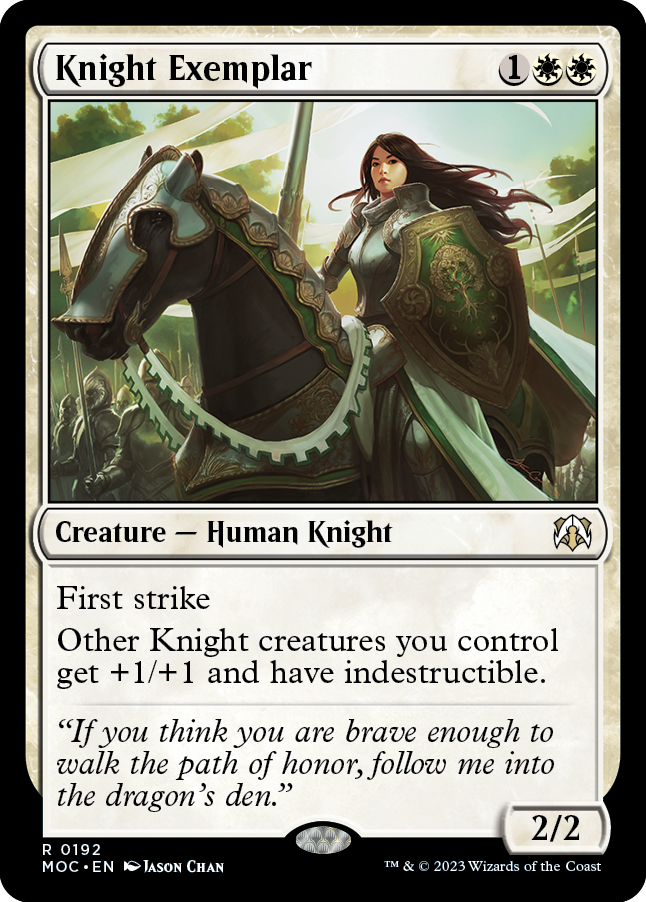 Knight Exemplar [March of the Machine Commander] | Total Play