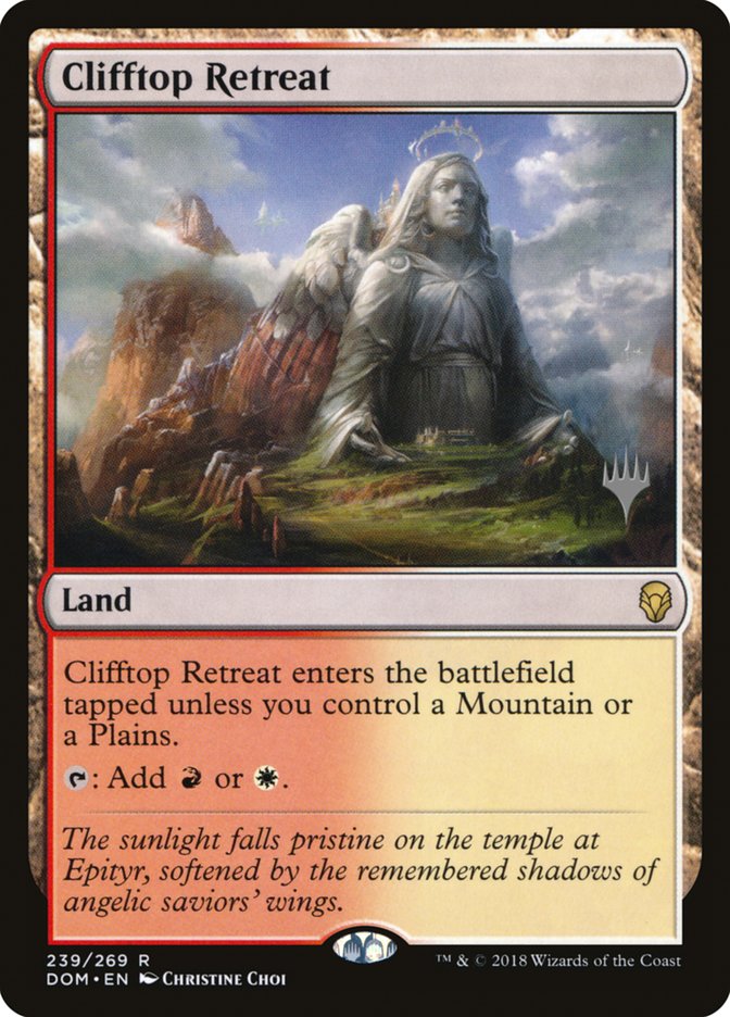 Clifftop Retreat (Promo Pack) [Dominaria Promos] | Total Play