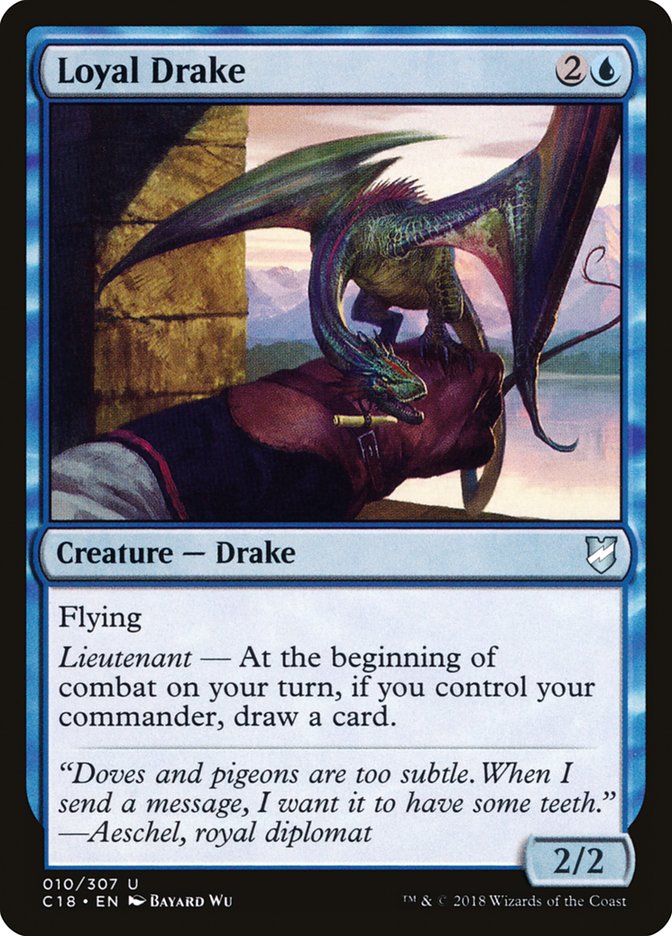Loyal Drake [Commander 2018] | Total Play