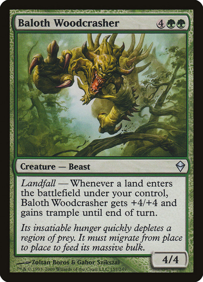 Baloth Woodcrasher [Zendikar] | Total Play