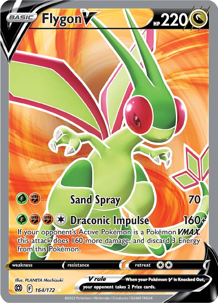 Flygon V (164/172) [Sword & Shield: Brilliant Stars] | Total Play