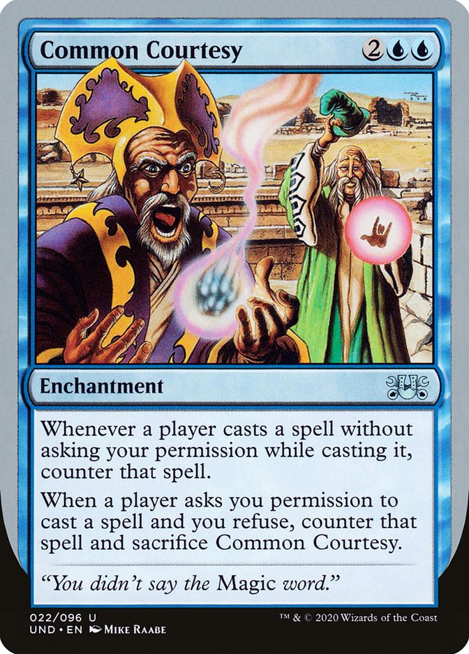 Common Courtesy [Unsanctioned] | Total Play