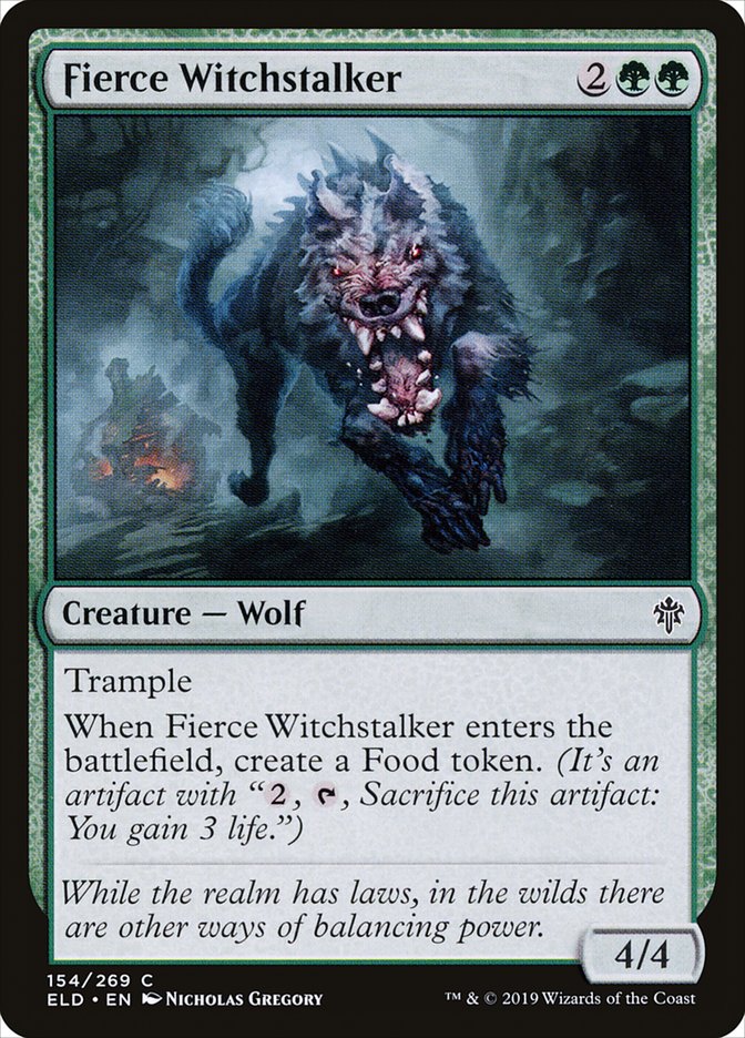 Fierce Witchstalker [Throne of Eldraine] | Total Play