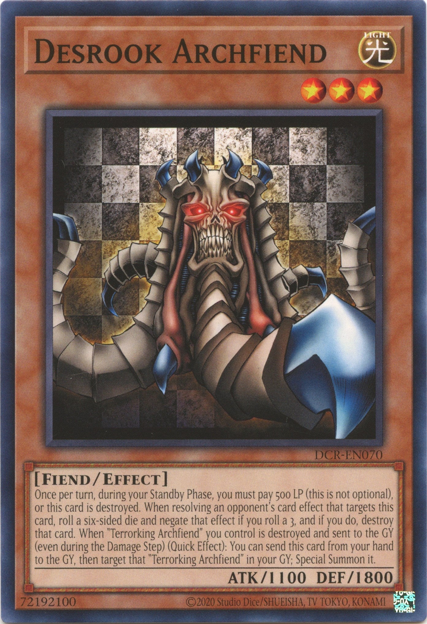 Desrook Archfiend (25th Anniversary) [DCR-EN070] Common | Total Play
