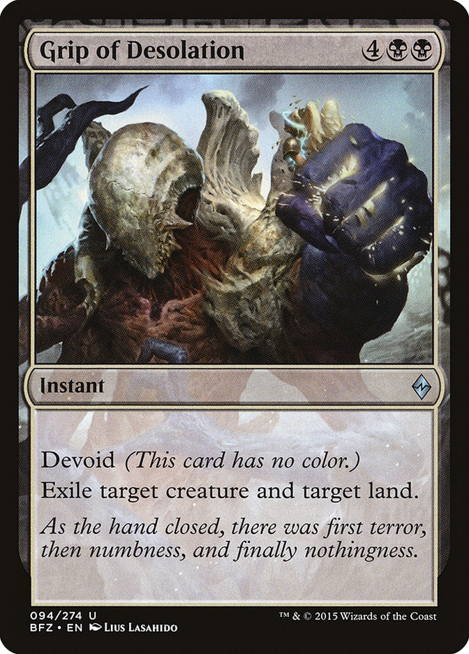 Grip of Desolation [Battle for Zendikar] | Total Play