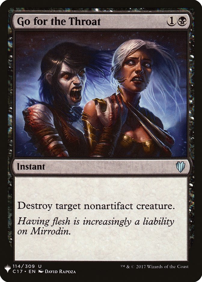 Go for the Throat [Mystery Booster] | Total Play