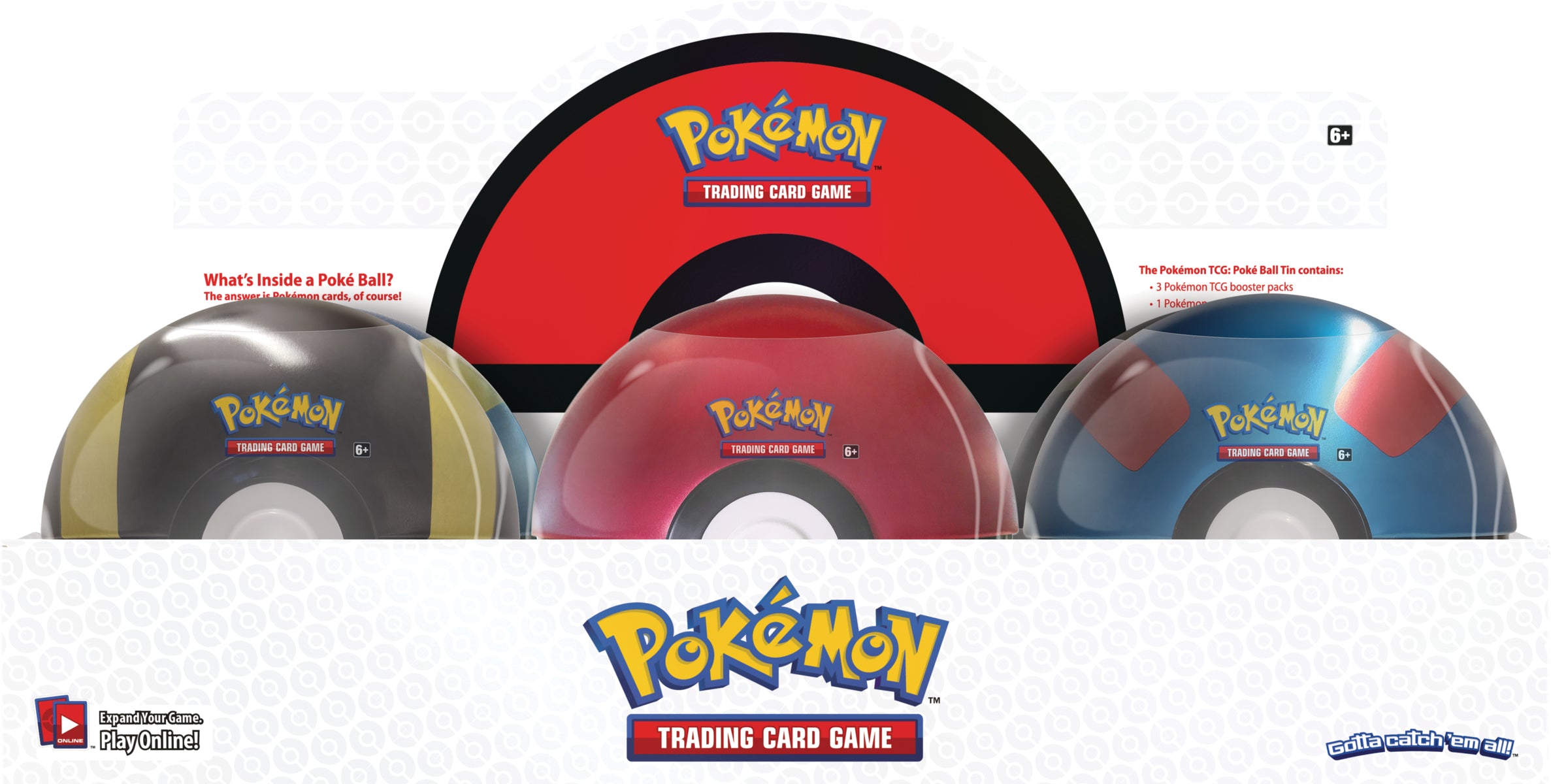 Poke Ball Tin Display (Winter 2021) | Total Play