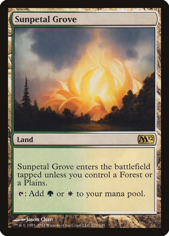 Sunpetal Grove [Magic 2012] | Total Play