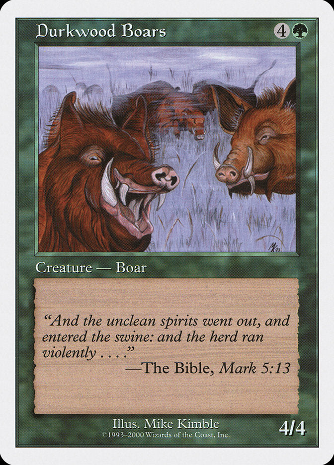 Durkwood Boars [Starter 2000] | Total Play