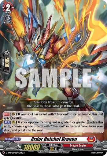 Ardor Hatchet Dragon (D-PR/200EN 2023) [D Promo Cards] | Total Play