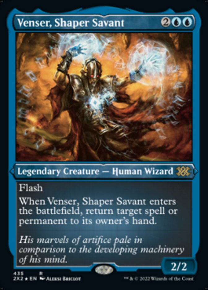 Venser, Shaper Savant (Foil Etched) [Double Masters 2022] | Total Play