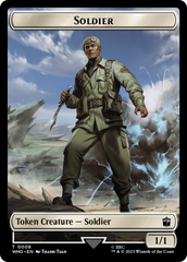 Soldier // Alien Warrior Double-Sided Token [Doctor Who Tokens] | Total Play