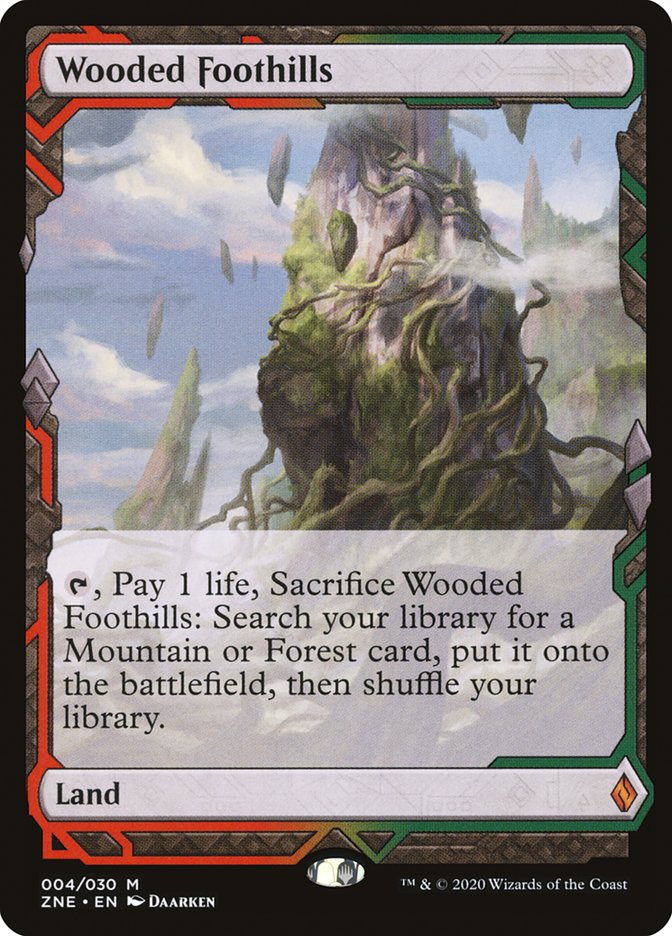 Wooded Foothills (Expeditions) [Zendikar Rising Expeditions] | Total Play