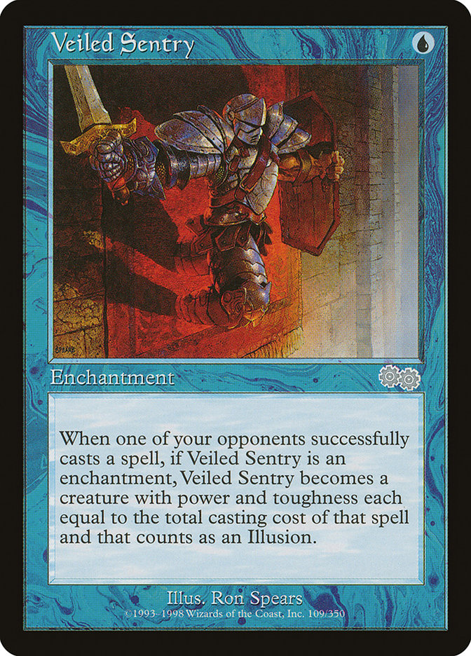 Veiled Sentry [Urza's Saga] | Total Play