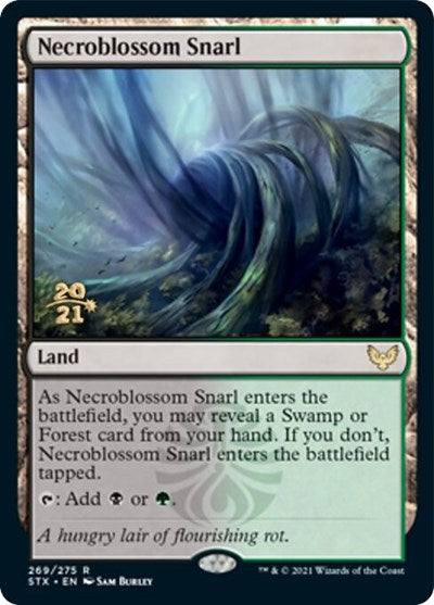 Necroblossom Snarl [Strixhaven: School of Mages Prerelease Promos] | Total Play