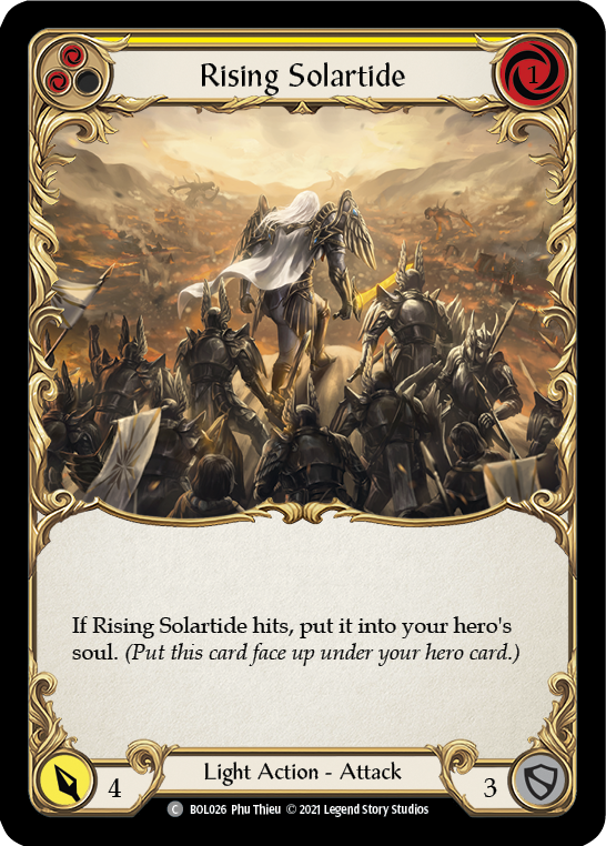 Rising Solartide (Yellow) [BOL026] (Monarch Boltyn Blitz Deck) | Total Play