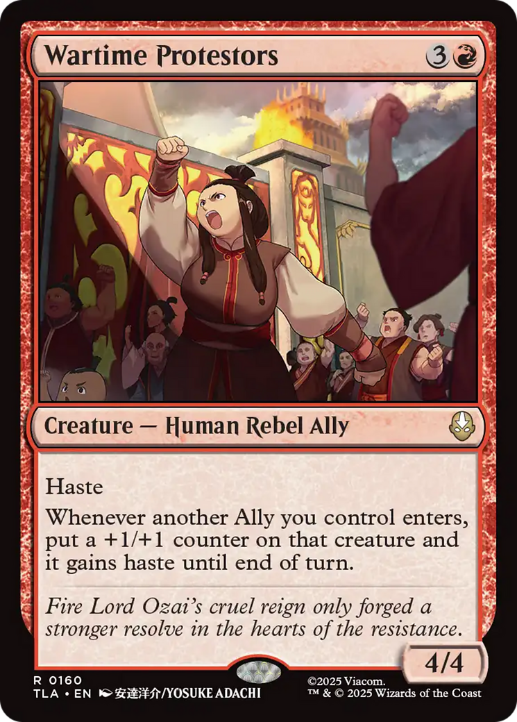 Wartime Protestors [Avatar: The Last Airbender] | Total Play