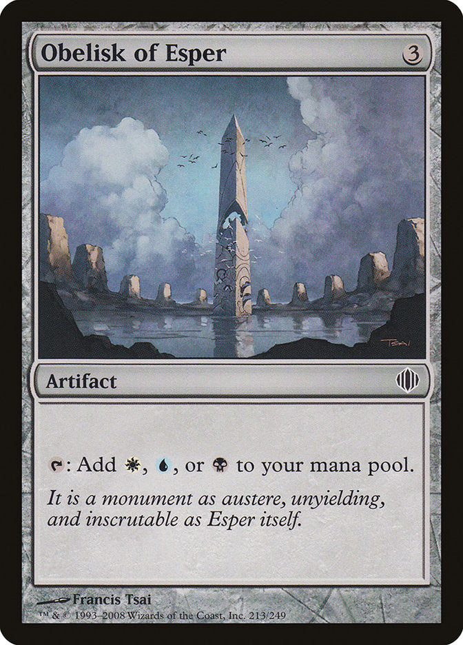 Obelisk of Esper [Shards of Alara] | Total Play