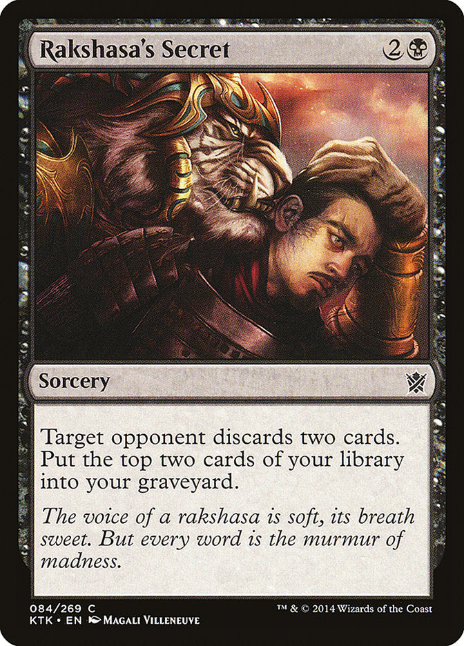 Rakshasa's Secret [Khans of Tarkir] | Total Play