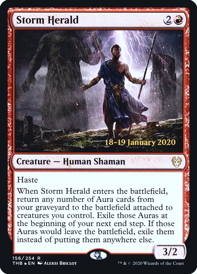 Storm Herald [Theros Beyond Death Prerelease Promos] | Total Play