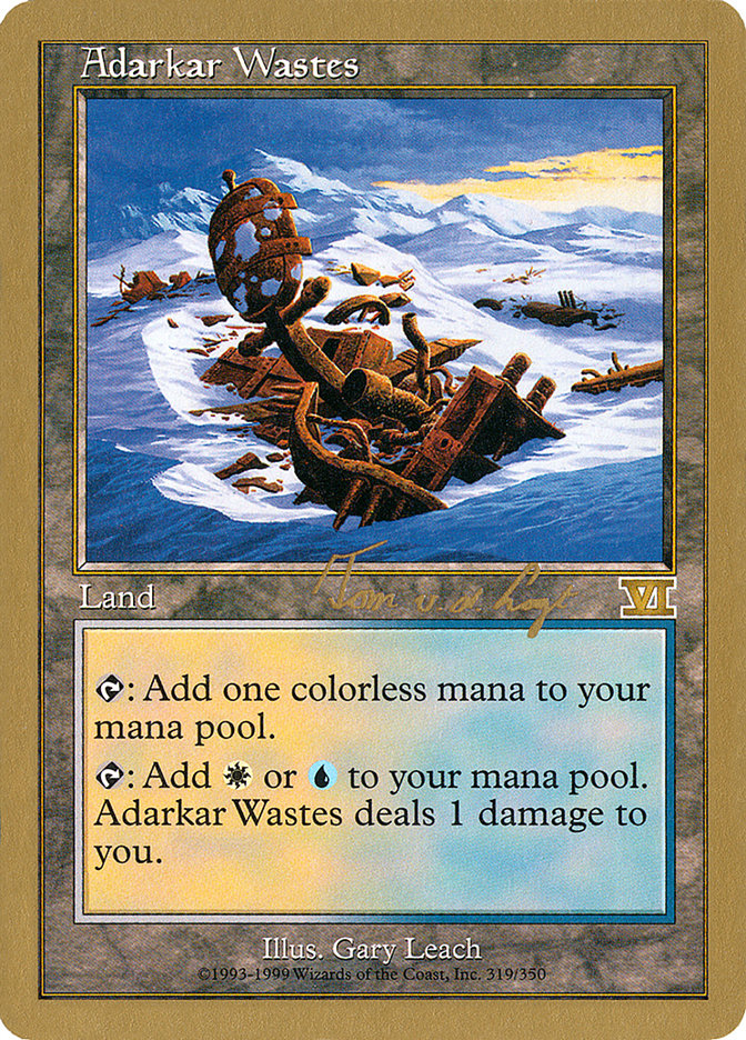 Adarkar Wastes (Tom van de Logt) [World Championship Decks 2000] | Total Play