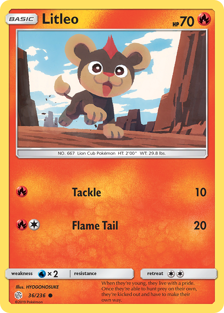 Litleo (36/236) [Sun & Moon: Cosmic Eclipse] | Total Play